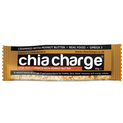 Chia Charge Peanut Butter Flapjack - baton energetyczny z masłem orzechowym i z nasionami chia 50g